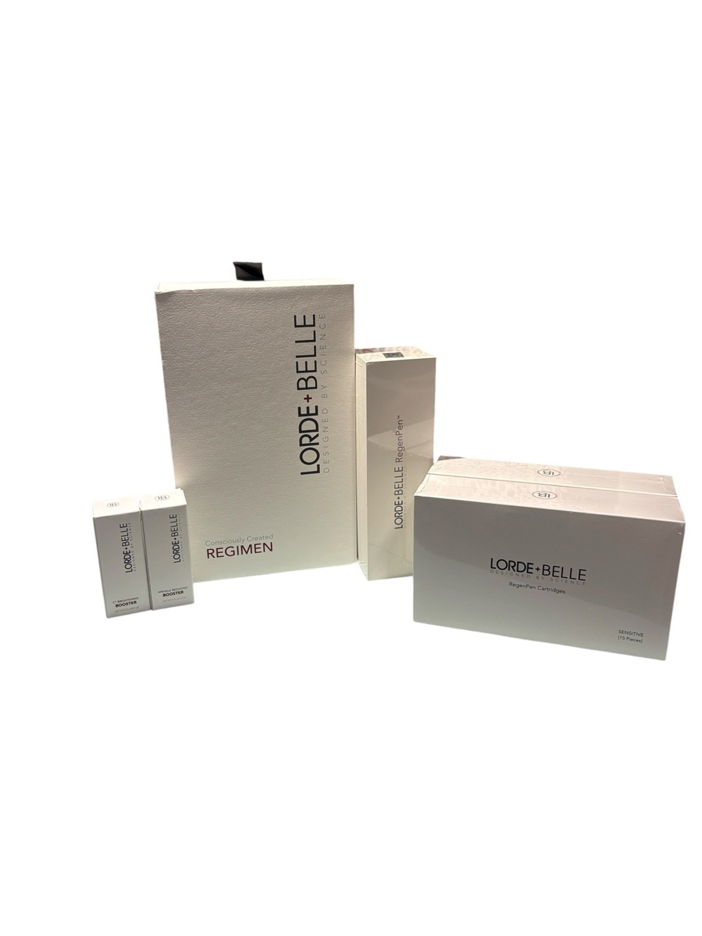 Lorde + Belle Skincare Set Regimen RegenPen Boosters Cartridges Bundle